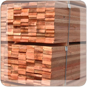 Full pallet of lumber supplies